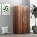 Freestanding Kitchen Pantry with 4 Shelves, Single Door with 5 Shelves, Farmhouse Rectangular Storage Cabinet, for Living Room, Dining Room, Walnut