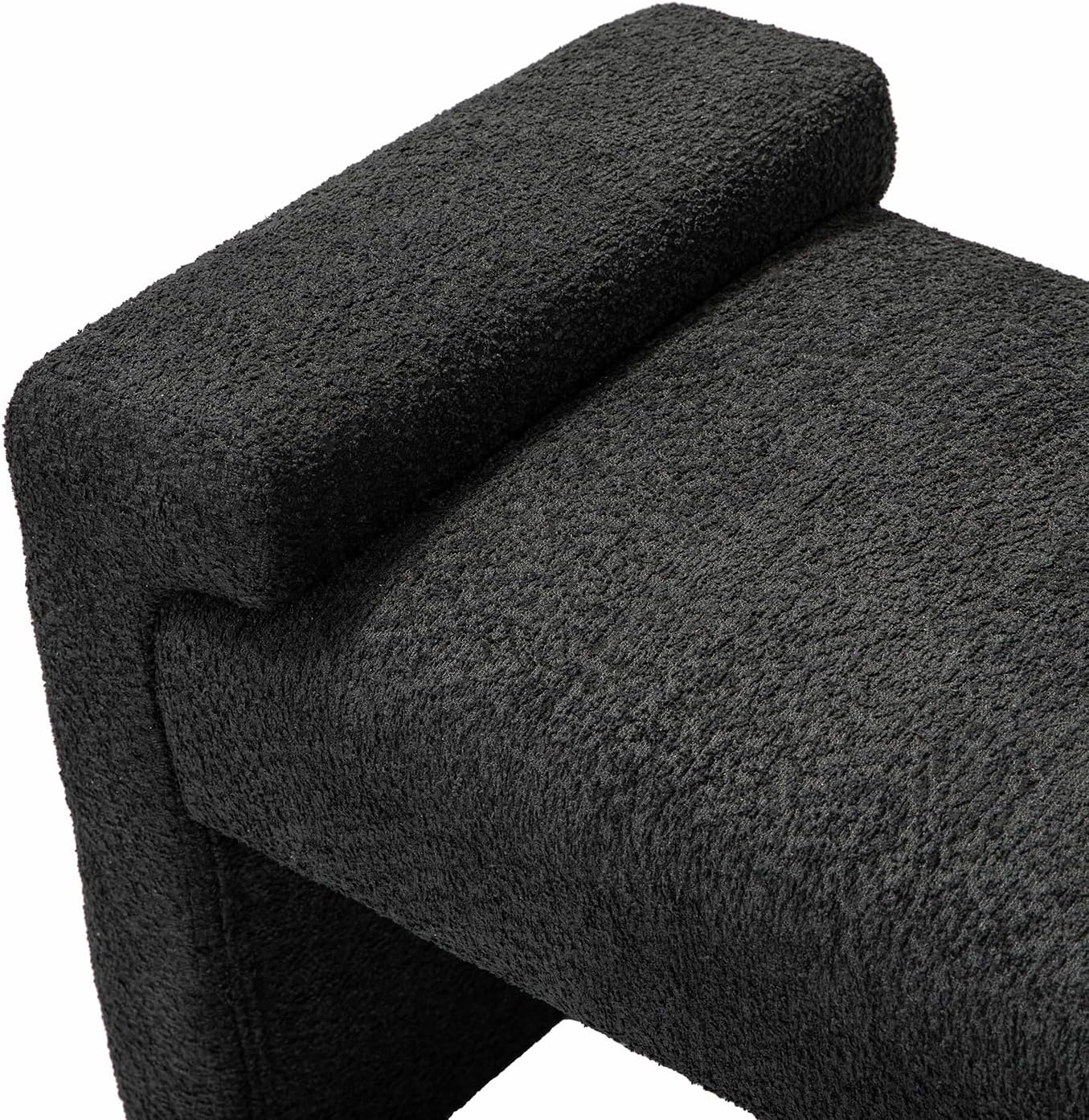 Severin Upholstered Bench-Black