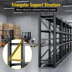 Heavy Duty Garage Shelving, 46" W x 20" D x 71" H, 3500 LBS Capacity, 4-Tier Adjustable Metal Storage Shelves, Reinforced Steel Storage Rack for Garage, Basement, Utility Room