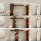 S.E.C.D Modern Console Table for Entryway, 63-Inch Floating Visual Entrance Sofa Table, Wood Hall Table for Living Room, Foyer, Hallway, Walnut