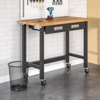 Seville Classics 2-Pack Steel Mesh Round Trashcan Wastebasket for Trash or Recycle in The Home, Office, or Garage, Black, 6 Gallon