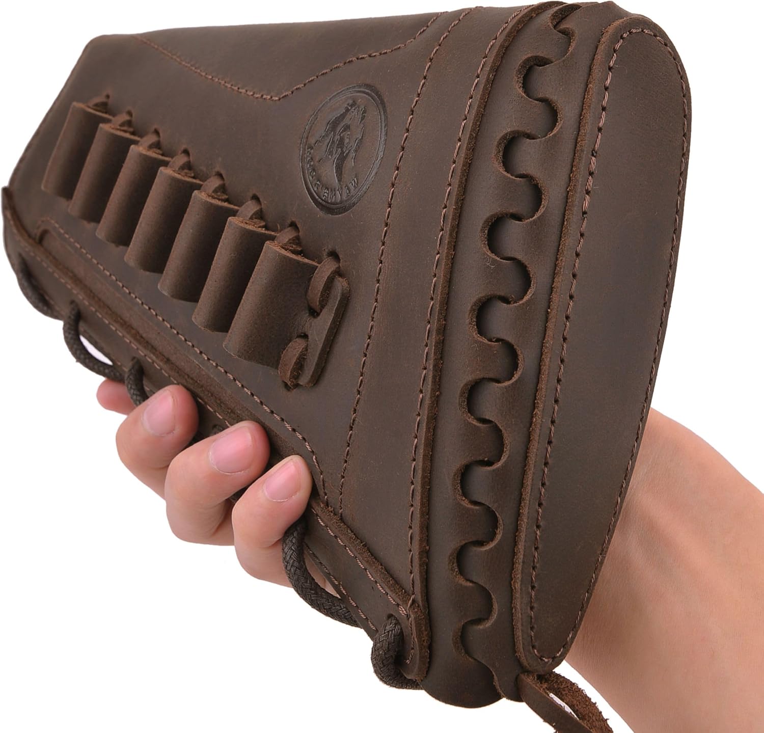 WAYNE'S DOG Leather Buttstock Cheek Rest Pad