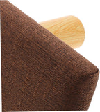 Ergonomic Wooden Chair with Cotton Cloth Cushion, Versatile Use for Office and Home Decor, Stylish Natural Elegance and Unique Aesthetic Design