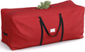 SONGMICS Christmas Tree Storage Bag, Holiday Tree Storage Container, up to 9 ft, Tree Holder Bag, Wear-Resistant 600D Oxford Fabric, Lightweight, Thick Handles, Red URXS003R01