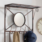 Kings Brand Furniture Entryway Hallway Storage Bench with & Coat Rack