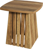 Tribesigns Small Side Table, Brown Farmhouse End Table for Living Room, 22" Compact Nightstand with Sturdy Top for Bedroom