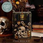 Steel Mill & Co Original Large Book-Shaped Decorative Vase, Ceramic Vases for Home Decor, Cute Bookshelf Decor, Unique Vase for Book Lovers, Hamlet