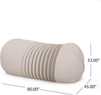 Christopher Knight Home Hudgeons 6.5 Foot Striped Bean Bag - Natural/Brown Stripes