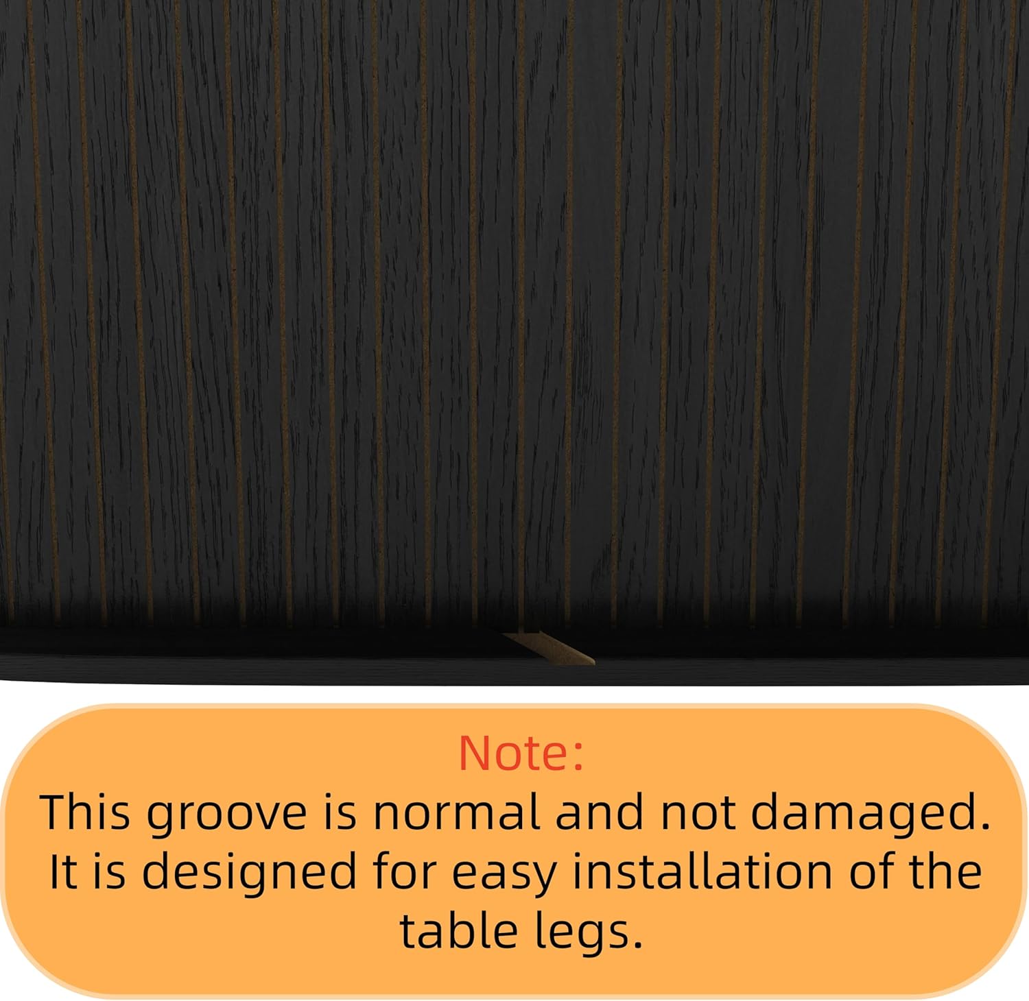 WILLIAMSPACE 70.86" Oval Extendable Dining Table with Striped Legs for 6 to 8, Modern Wooden Kitchen Table with Extension Leaves, Mid Century Dining Room Table, Easy Assemble (55.11"-70.86", Black)