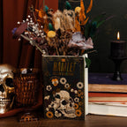 Steel Mill & Co Original Large Book-Shaped Decorative Vase, Ceramic Vases for Home Decor, Cute Bookshelf Decor, Unique Vase for Book Lovers, Hamlet