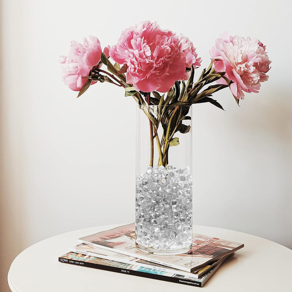 Super Z Outlet Acrylic Decorative Scatter Fillers for Table Decor, Vase, Weddings, Birthdays, Events, and Crafts (1 Pound, Approx. 240 Pieces) (Clear)