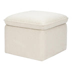 Babyletto Cali Storage Ottoman in Ivory Boucle, Greenguard Gold Certified