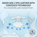 Razer Iskur V2 X NewGen Ergonomic Gaming Chair — Built-in Lumbar Support, Cooltouch Gen-2 EPU Leather, Ultra-Wide Seat Base, Adjustable 152 Degree Recline, Foam Cushions — Cinnamoroll Edition