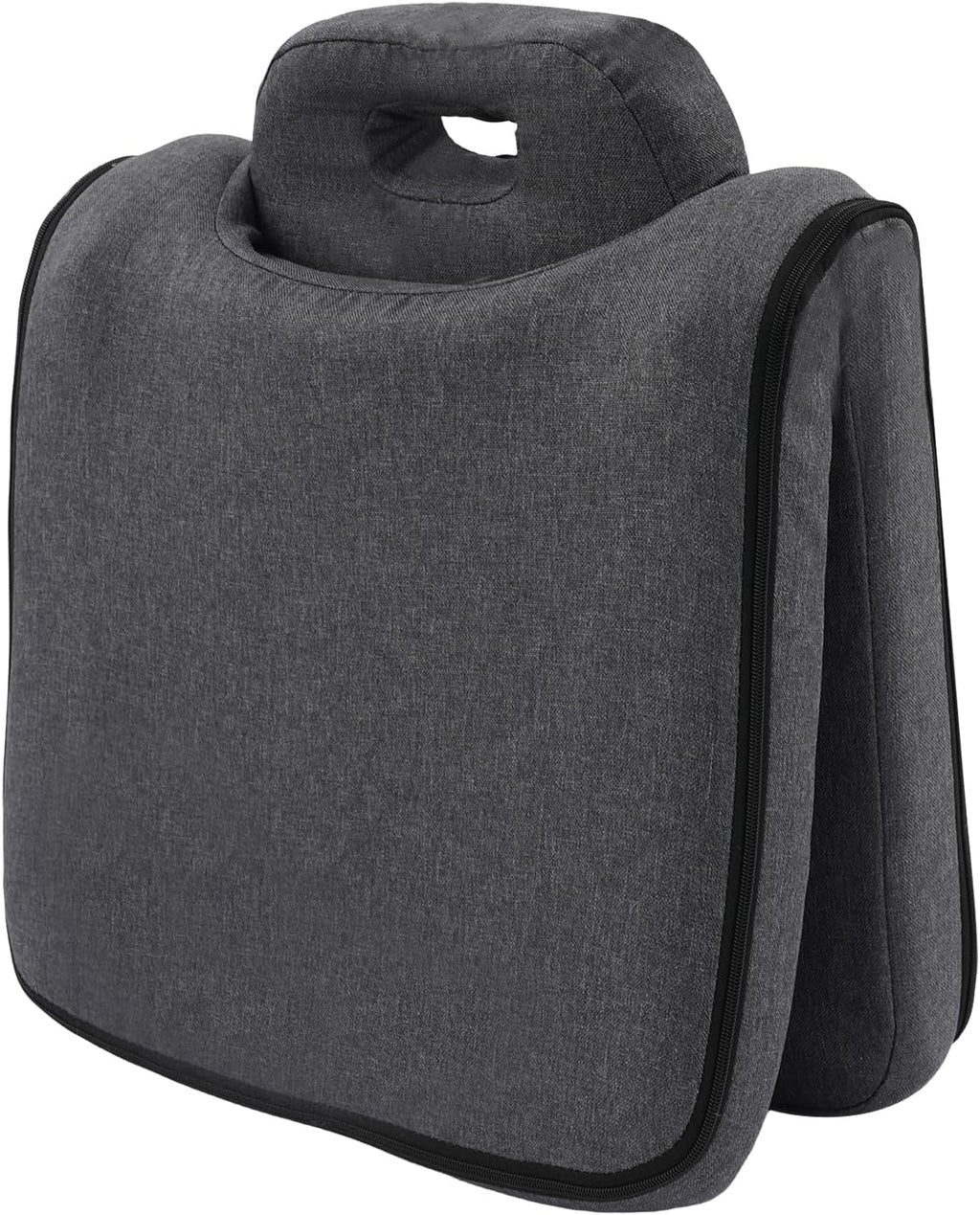 Folding Floor Chair, Multi-Position Meditation Chair, Portable Sofa Lounge Recliner with Back Support 3.54" Thickness Cushion for Adults Yoga Video Gaming Reading TV Watching (Grey)