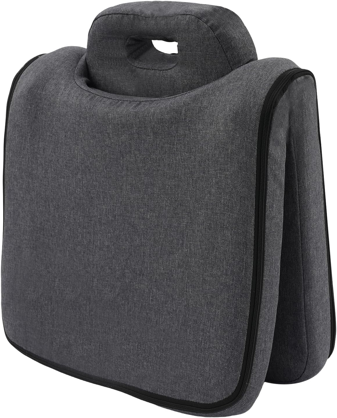 Folding Floor Chair, Multi-Position Meditation Chair, Portable Sofa Lounge Recliner with Back Support 3.54" Thickness Cushion for Adults Yoga Video Gaming Reading TV Watching (Grey)
