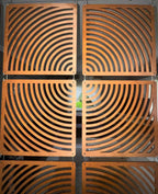 Teak Hanging Room Divider Panels, Set of 12