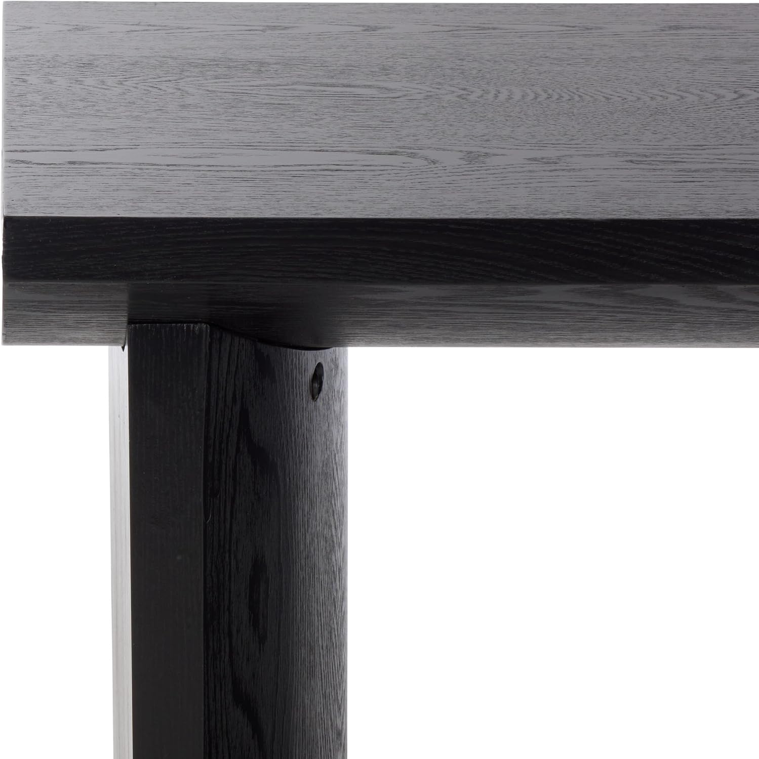 SAFAVIEH Home Collection - Bara Modern End Table, Black Rectangular Accent Side Table (ACC2316B)