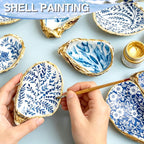 ZYNERY 30PCS Natural Oyster Shells for Crafts, 5"-6" Large Gray Seashells Bulk for DIY Ornaments, Decoupage, Shell Painting, Vase Filler, Beach Decor & Ocean Theme Parties
