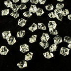 820 PCS Clear Fake Ice,0.43x0.55 Inch,1.1 lbs Acrylic Crystal Gemstones for Decoration, Photography, Vase Filling, and Parties,Non-Toxic and Reusable