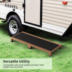 One Step Stool Platform 3.8" Height for Adults, Kids. Heavy Duty/Portable/Nonslip/Durable Construction Safe Step Stool for Bedroom/Kitchen Bed, Bathroom,Kitchen，Garden