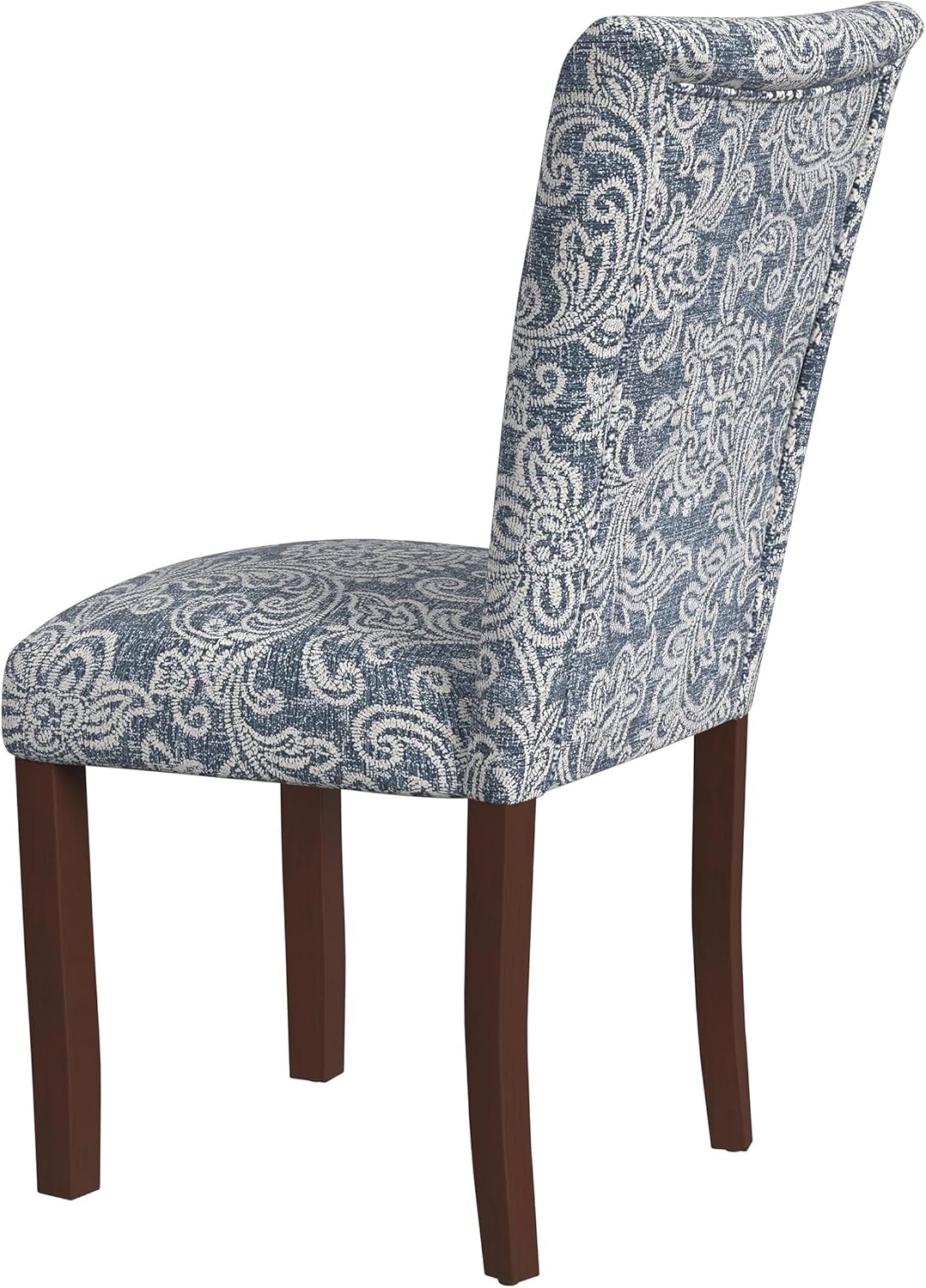 HomePop Classic Parsons Dining Chair -Denim Jacobean Print (Set of 2)