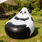 Zopsc Cute Panda Animal Shaped Inflatable Chair, Lightweight Portable Seat for Outdoor, Indoor Use