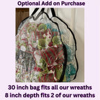 All Occasion Wreath, Luxury Handmade - Home Sweet Home Welcome” Front Door Decor, 24 or 28 Inch