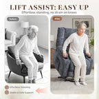Massage Rocking Recliner Chair, Ergonomic Recliners Sofa with Vibration Massage & Heat, Rocking Chair Nursery Reclining Sofa with 2 Cup Holders, Side Pockets for Living Room Bedroom