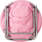Heritage Kids Sorbet Dreams Rainbow Fur Teen Saucer Chair, Foldable, Multi