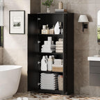 IDEALHOUSE Tall Pantry Cabinet, 60" Kitchen Pantry Storage Cabinet with 2 Doors and Adjustable Shelves, Freestanding Kitchen Cabinet, Cupboard for Dining Room, Bathroom, Antique Black
