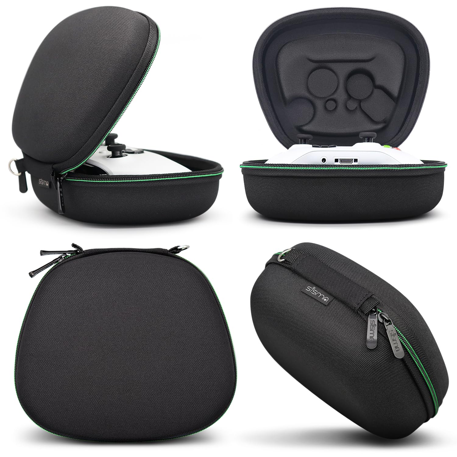 sisma Carry Case Compatible with Xbox One & Series X/S Wireless Controller, Travel Protective Case Controller Holder Storage Bag Home Safekeeping