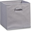 Zeller 14130 Fleece Storage Box, Grey, 28 x 28 x 28 cm