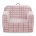Delta Children Checkered Cozee Chair, Pink