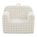 Delta Children Checkered Cozee Chair, Cream