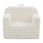 Delta Children Checkered Cozee Chair, Cream