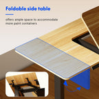 FLEXISPOT Electric Drafting Table Adjustable Height 47.2"x23.6" Standing Drawing Desk Extendable Top Craft Workstation w/Tilting Tabletop, Storage Drawer for Study, Office, Studio, Art, Adult & Kid