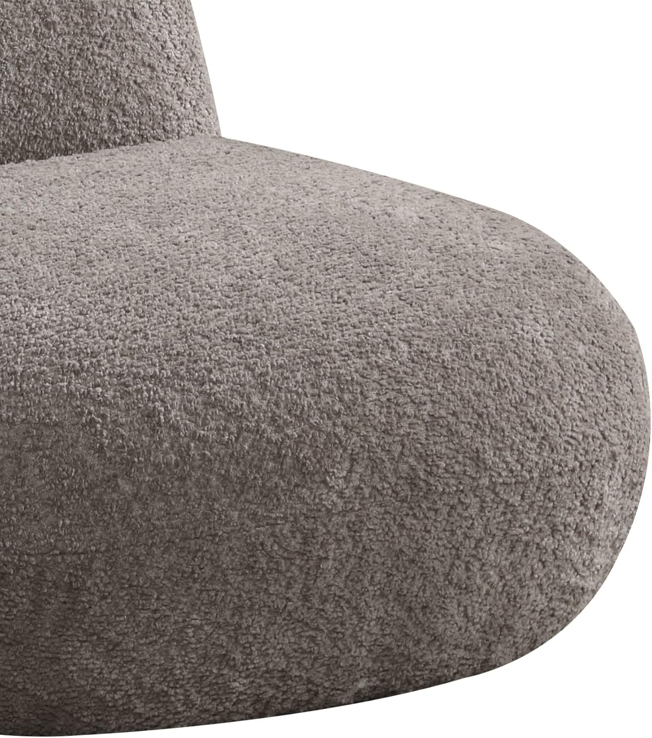 21.5" W Brown Chenille Deer Shaped Chair