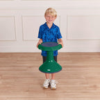 ECR4Kids ACE Active Core Engagement Wobble Stool, 15-Inch Seat Height, Flexible Seating, Green