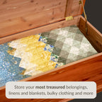 DutchCrafters Rustic Solid Wood Natural Wooden Cedar Chest, Aromatic Cedar Scent - Linen Blanket Storage Chest, Clothes Storage Trunk, End of Bed Storage Bench - Amish Made in USA (42" Width)