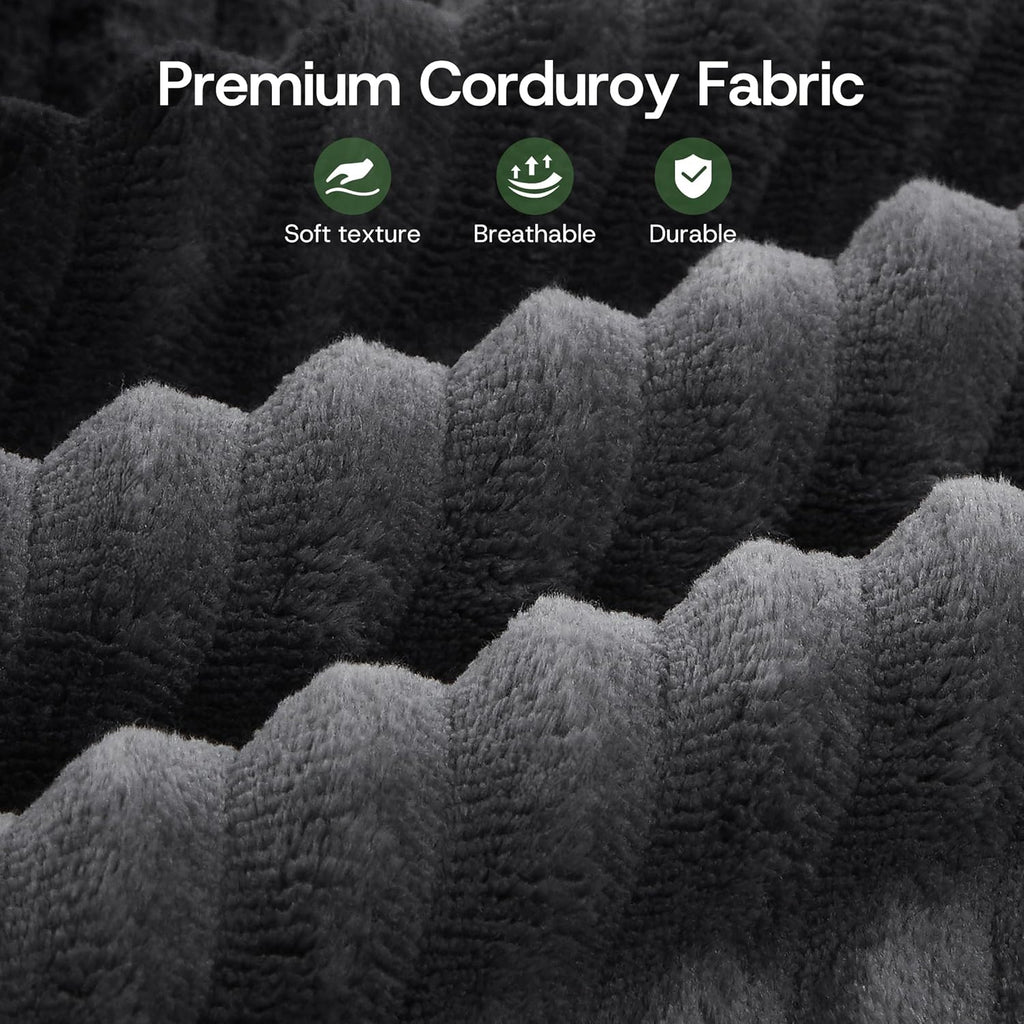 4-in-1 Folding Sofa Bed Convertible Boneless Sleeper Chair Couch Foldable Lounger & Mattress Pocket Coil & Foam Fill Medium Support, Portable No Assembly for Living Room/Bedroom, Single
