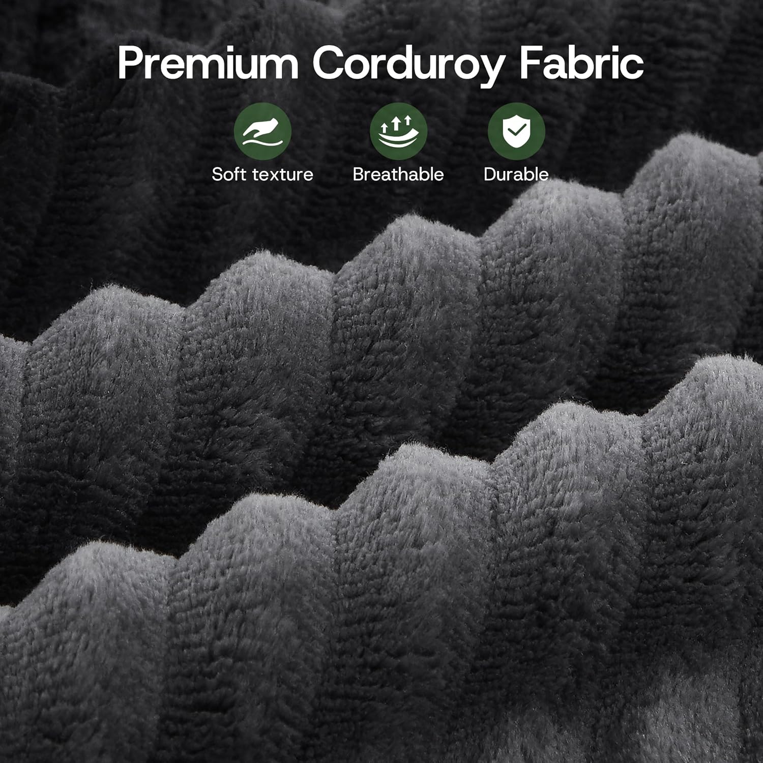 4-in-1 Folding Sofa Bed Convertible Boneless Sleeper Chair Couch Foldable Lounger & Mattress Pocket Coil & Foam Fill Medium Support, Portable No Assembly for Living Room/Bedroom, Single