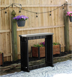 Single Bar Deep Grey Top & Black Base Ideal for Patio Hot Tub Area Backyard Durable WeatherResistant Design Easy Nohardware Assembly Proudly Made in USA