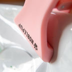 MeasureMate Pet Food Scoops with Bag Clip for Dog and Cat - 3-in-1 Multi-Function Collapsible Food Measuring Cup - 1/2 Cup Capacity, 4oz, Pink - Dishwasher Safe