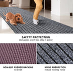 2' x 6' Runner Rugs with Rubber Backing, Outdoor Indoor Utility Non Slip Carpet Rug Runner for Hallway, Custom Size Area Rugs Mat for Entryway Balcony Patio Kitchen Garage Stair Laundry