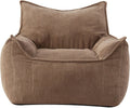 EBENCHICO Giant Bean Bag Chair for Adults, Corduroy Large Bean Bag Chairs for Teens with Armrests, Comfy Adult BeanBag Chair Sofa Couch with Filler Included for Bedroom Living Room