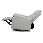 Suzy Glider Recliner Nursery Chair - Glider Rocking Chair for Nursery and Living Room - GREENGUARD Gold, FSC & Certi-PUR US Certified - 360° Swivel Rocker Recliner Chair (Frost Grey)
