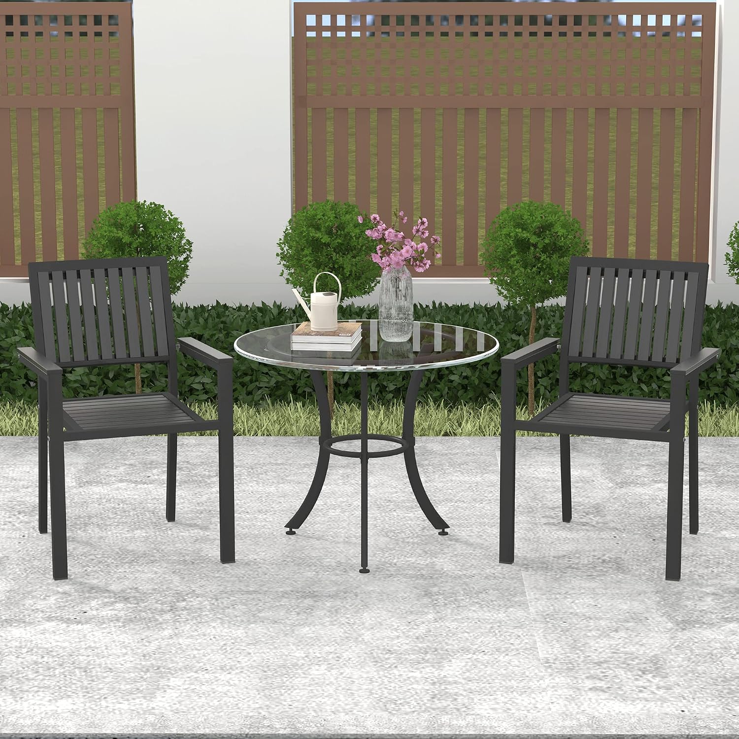 54" Inch Round Glass Table Top 0.36" Inch Thick Tempered Pencil Polished Edge Glass Table Top，for Dining Table, Coffee Table, Restaurant Table