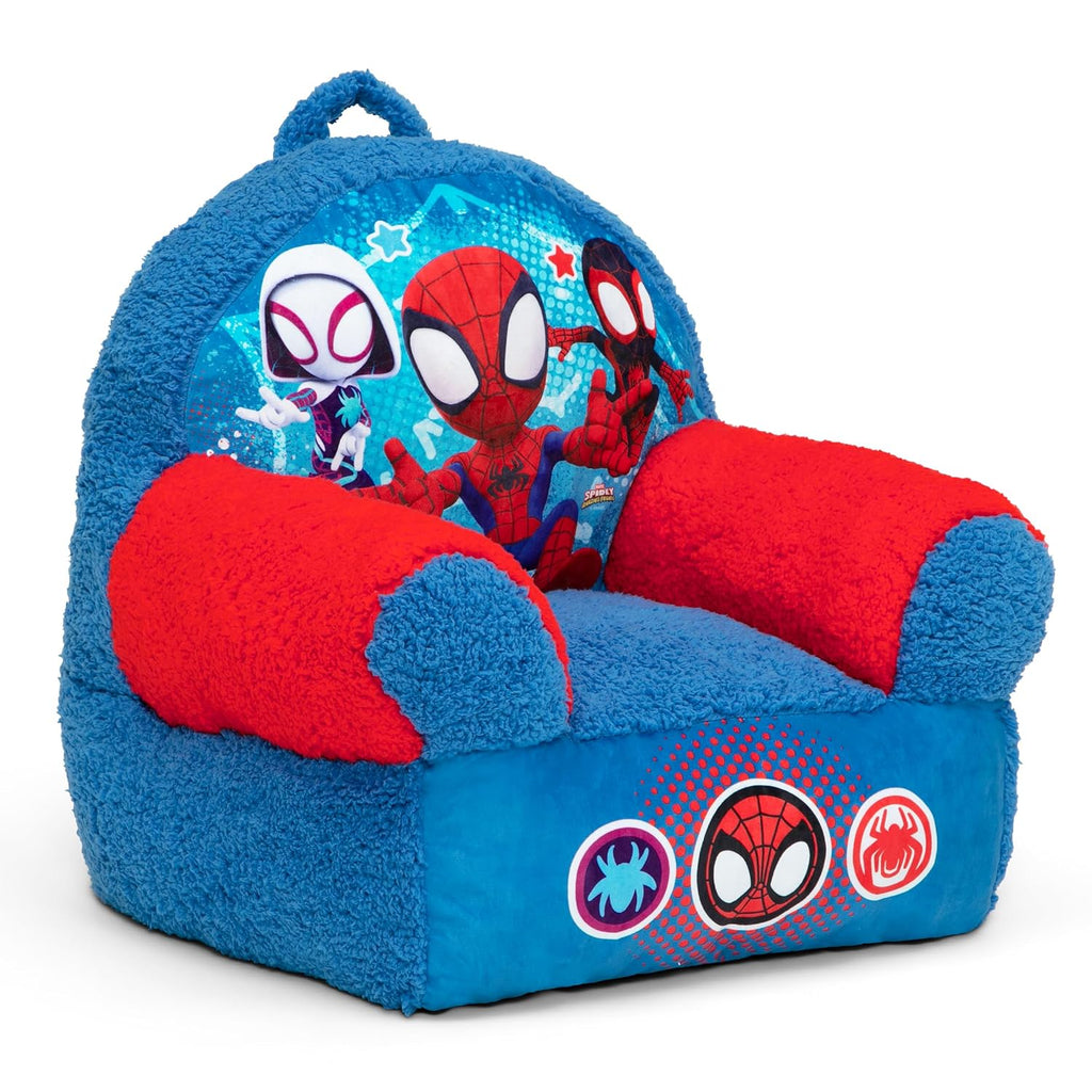 Delta Children - Spidey and His Amazing Friends Cozee Buddy Kids Chair, Blue