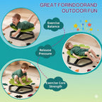 Spinning Chair for Autistic Kids,Sensory Swivel Chair, 220LBS Weight Capacity, Sensory Toy for ADHD & Autism 3-6 Years Children,Training Body Coordination, Metal Base Non-Slip Design (Green)