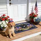 Patriotic Door Mat 250th Anniversary Doormat,4th of July Patriotic Mat with Bald Eagle & Stars Mat,17"x28" Non-Slip Independence Day Freedom Memorial Day Porch Front Decor